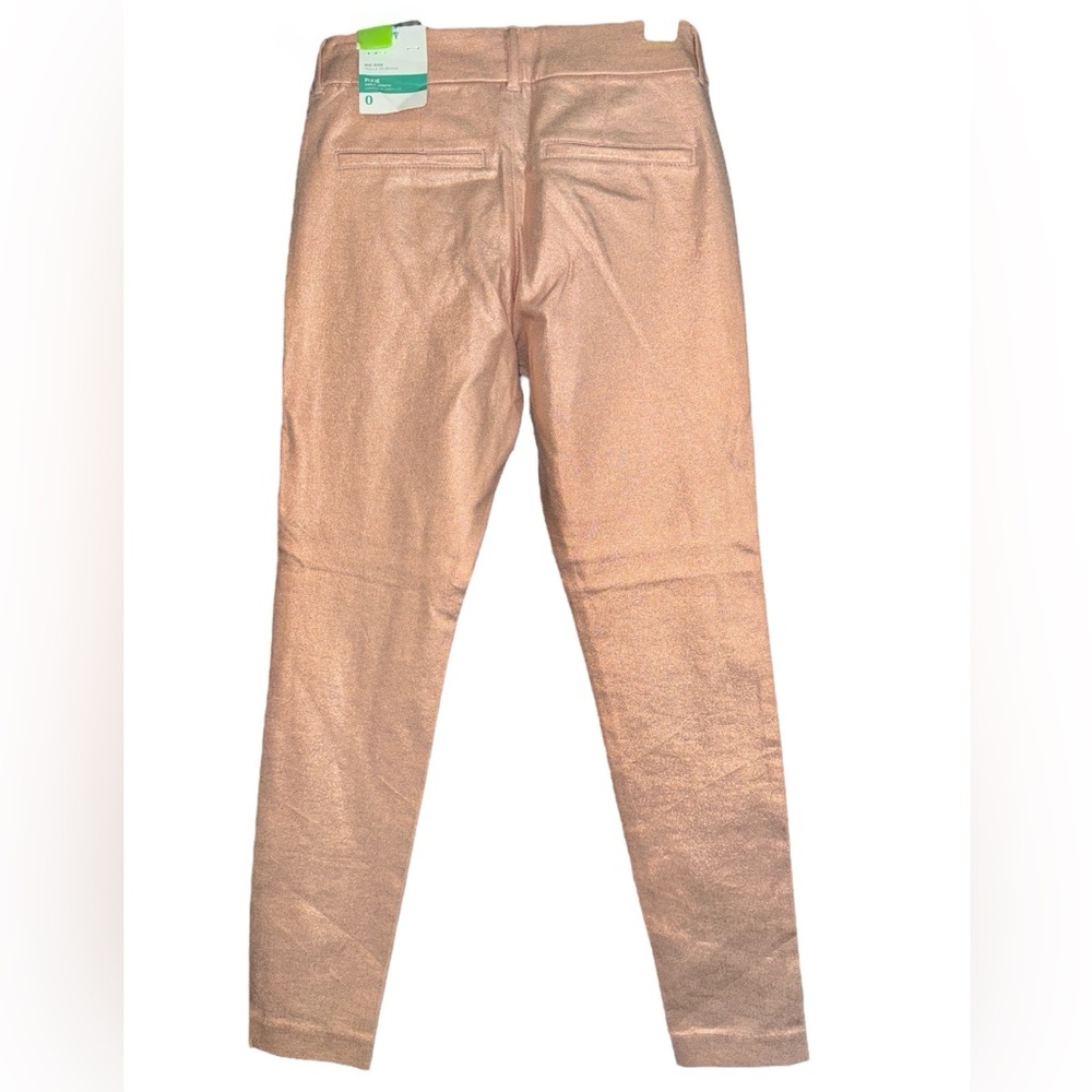 Old Navy Pixie Rose Gold Jeans, Size 0, NWT - Picture 2 of 3